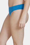Zivame Low Rise Cotton Cheeky Panty - Vallarta Blue — thumbnail 2